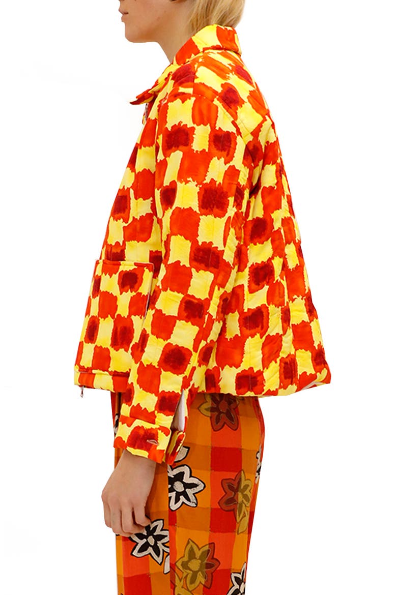 Comfort Jacket, Alternate, color, YELLOW CHECK
