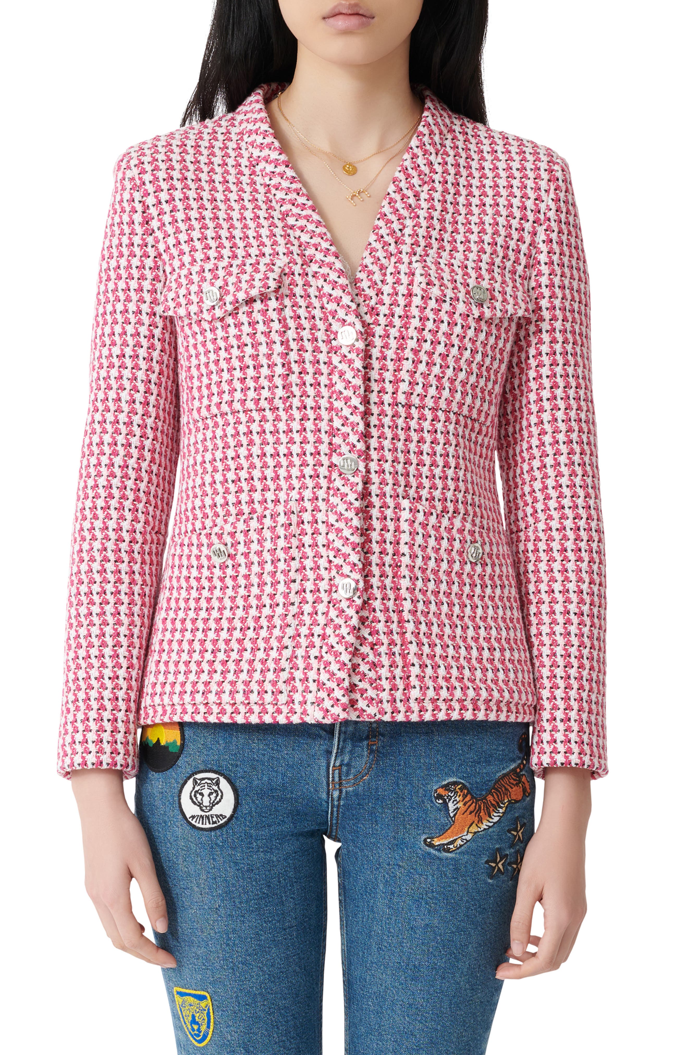 maje Vyza Tweed Jacket