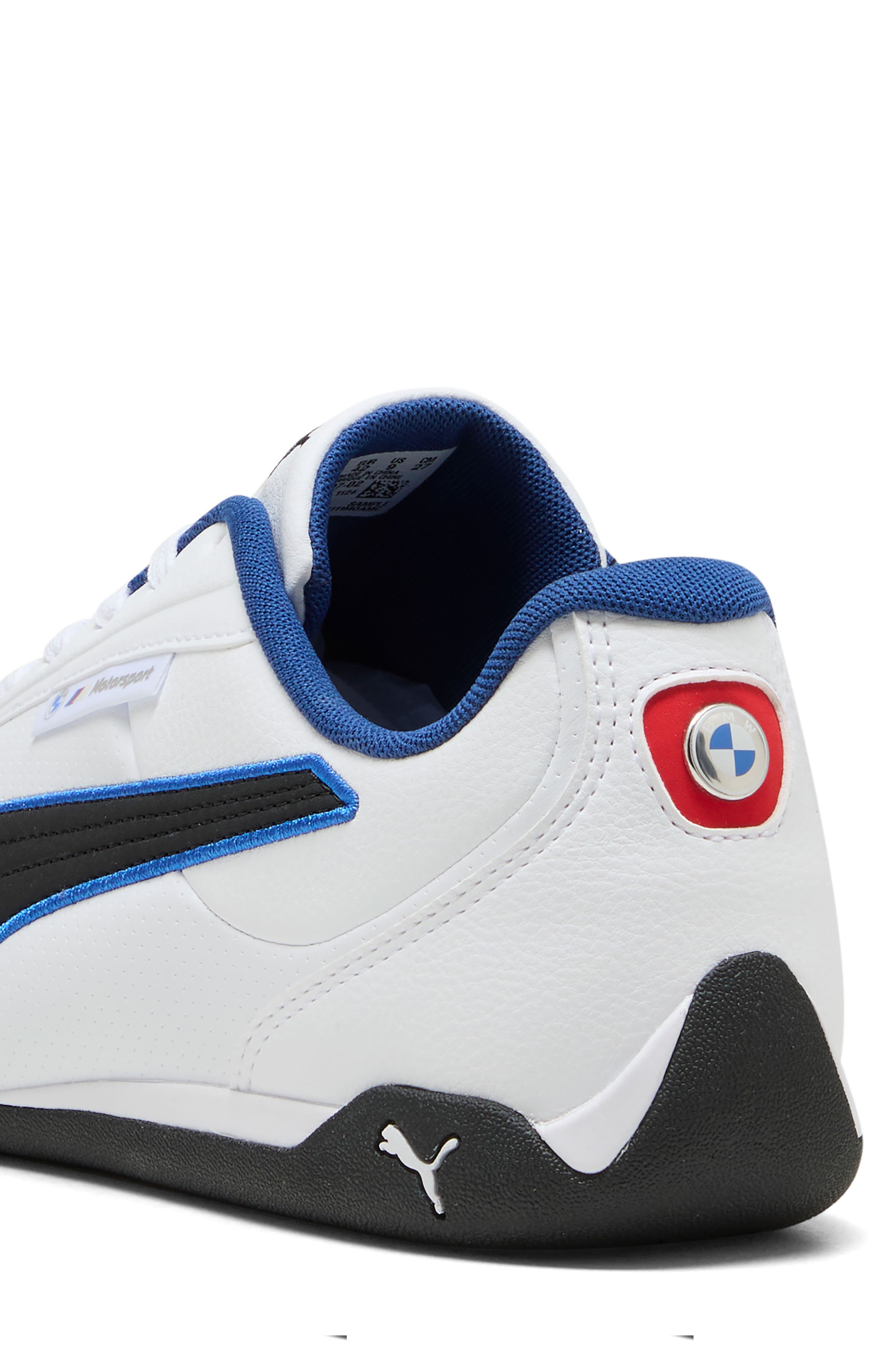 BMW M Motorsport Replicat-X Sneaker, Alternate, color, PUMA WHITE/ COOL COBALT