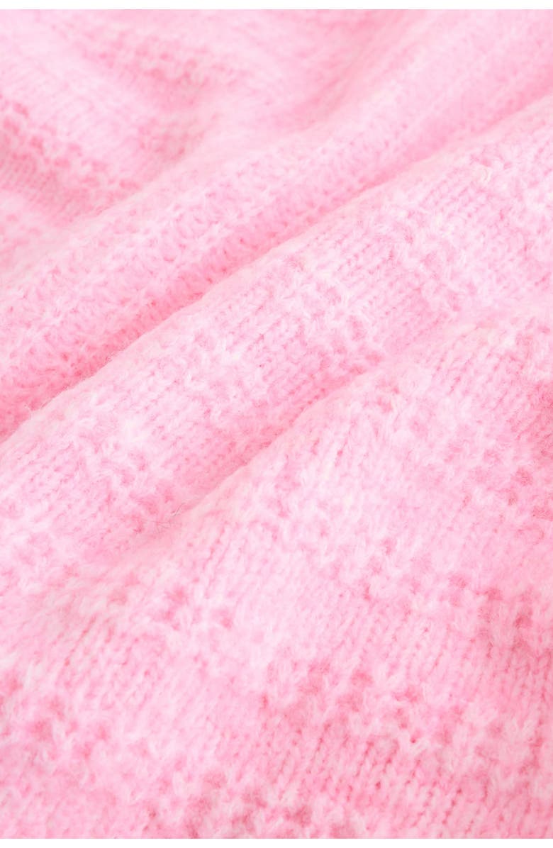 NEXT V-Neck Ribbed Sweater, Alternate, color, Pink