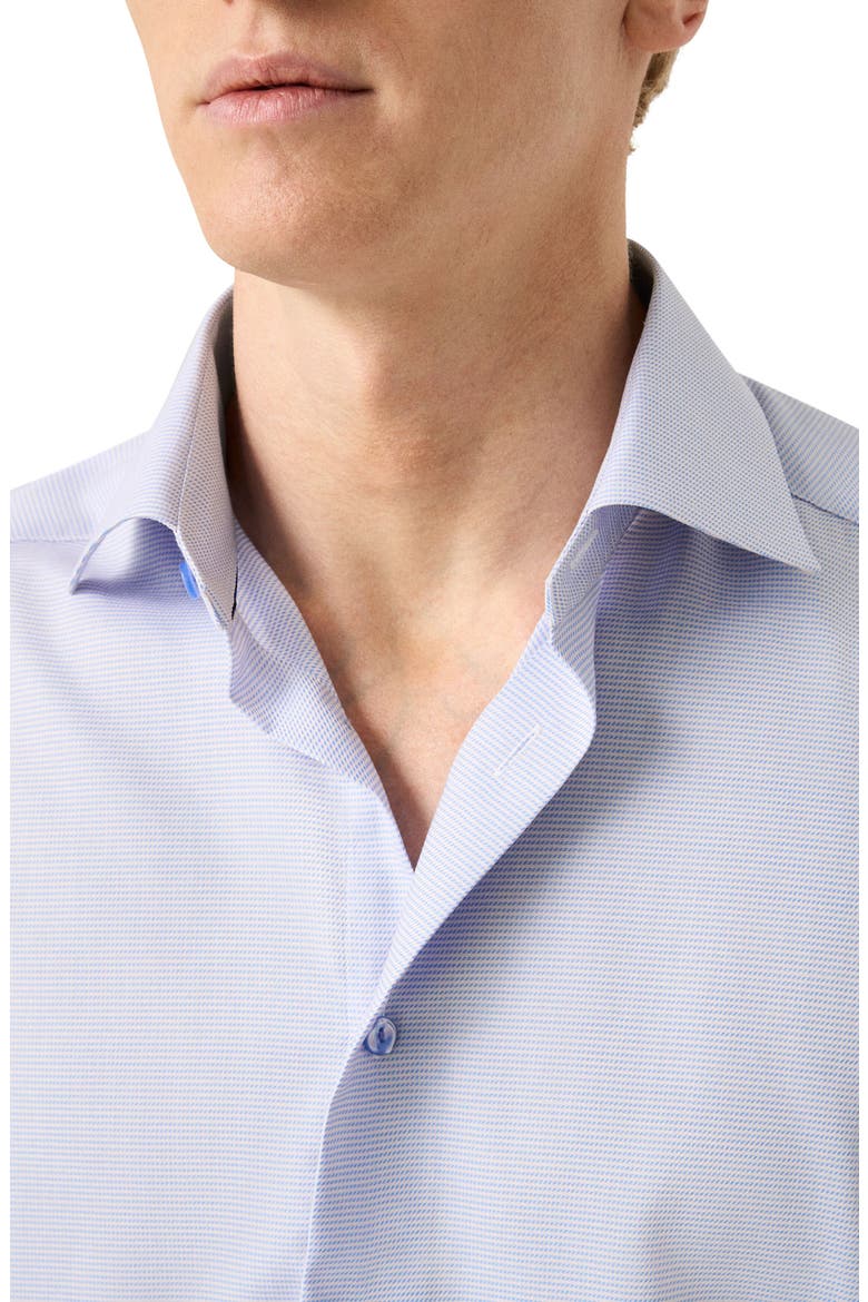 Contemporary Fit Microcheck Cotton Dress Shirt, Alternate, color, MEDIUM PINK