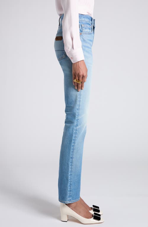 Tom Ford Bootcut Jeans In Hb601 Light - Mid Blue