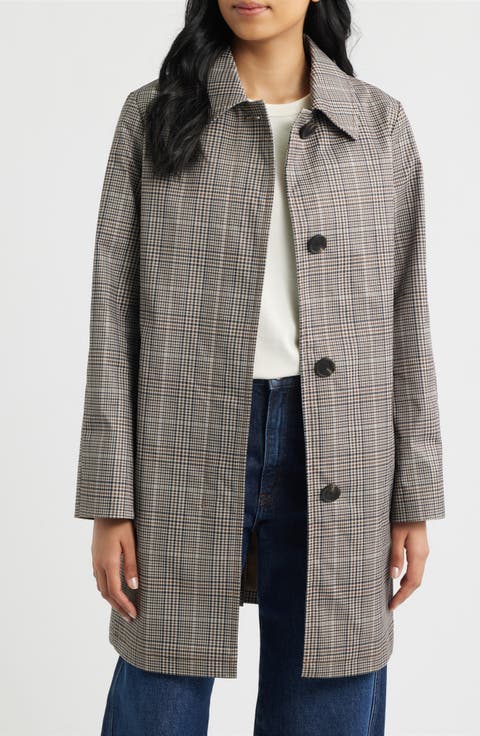 Fly Front Longline Rain Jacket