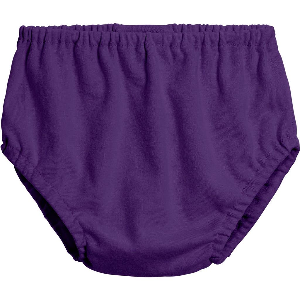 City Threads Usa-made Kids' Girls And Boys Soft Cotton Diaper Cover In Purple