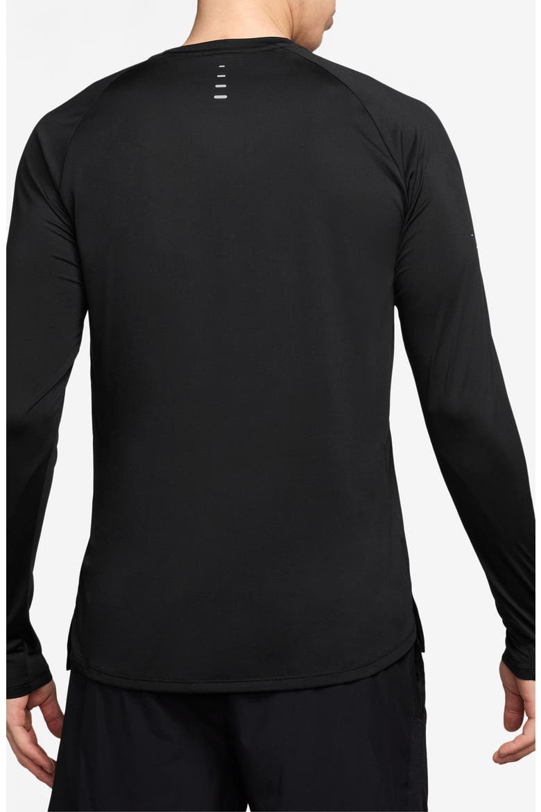 Advantage Dri-FIT Long Sleeve Performance T-Shirt, Alternate, color, BLACK/ REFLECTIVE SILVER