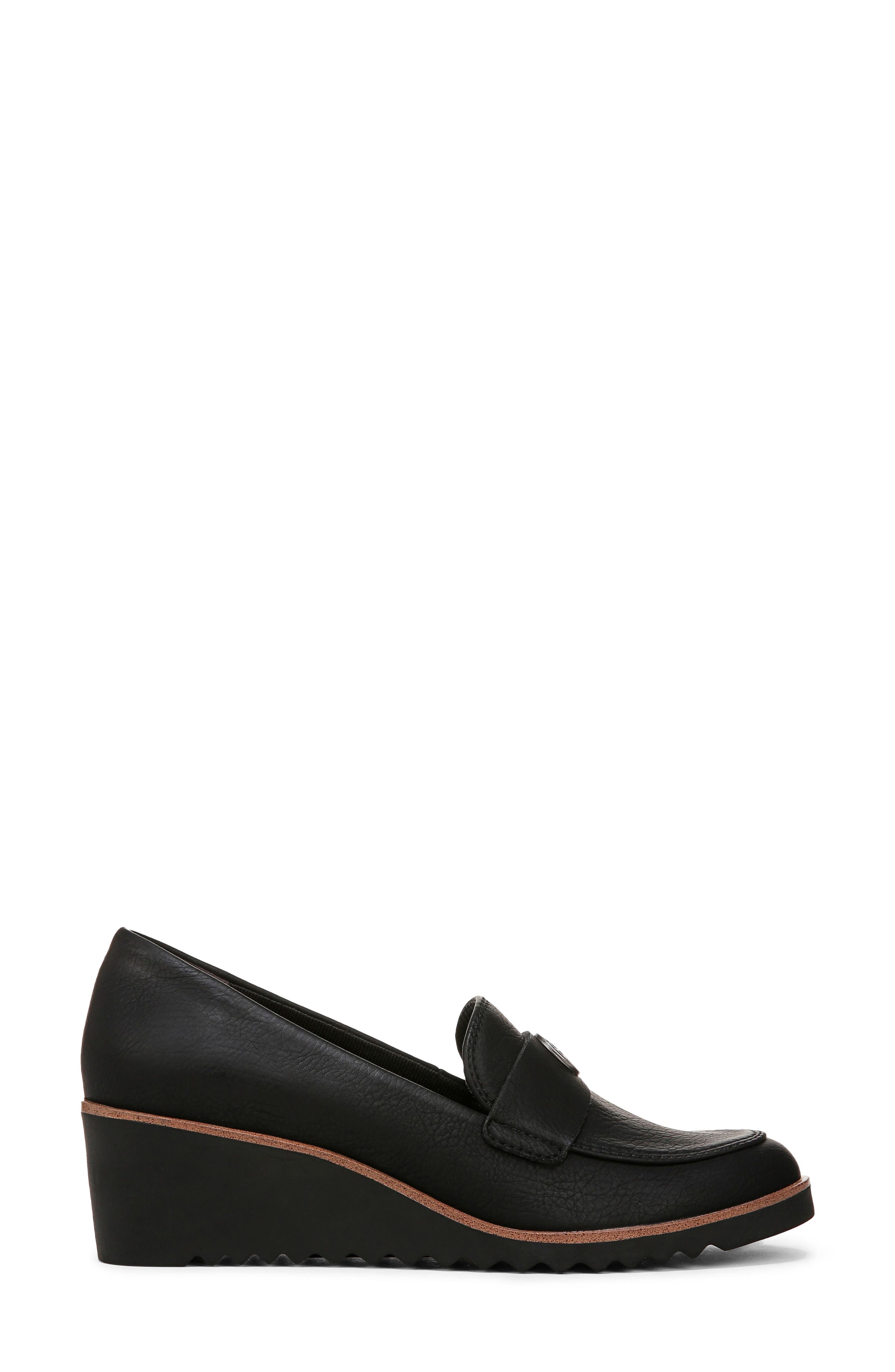 LifeStride Zed Wedge Loafer, Alternate, color, Black