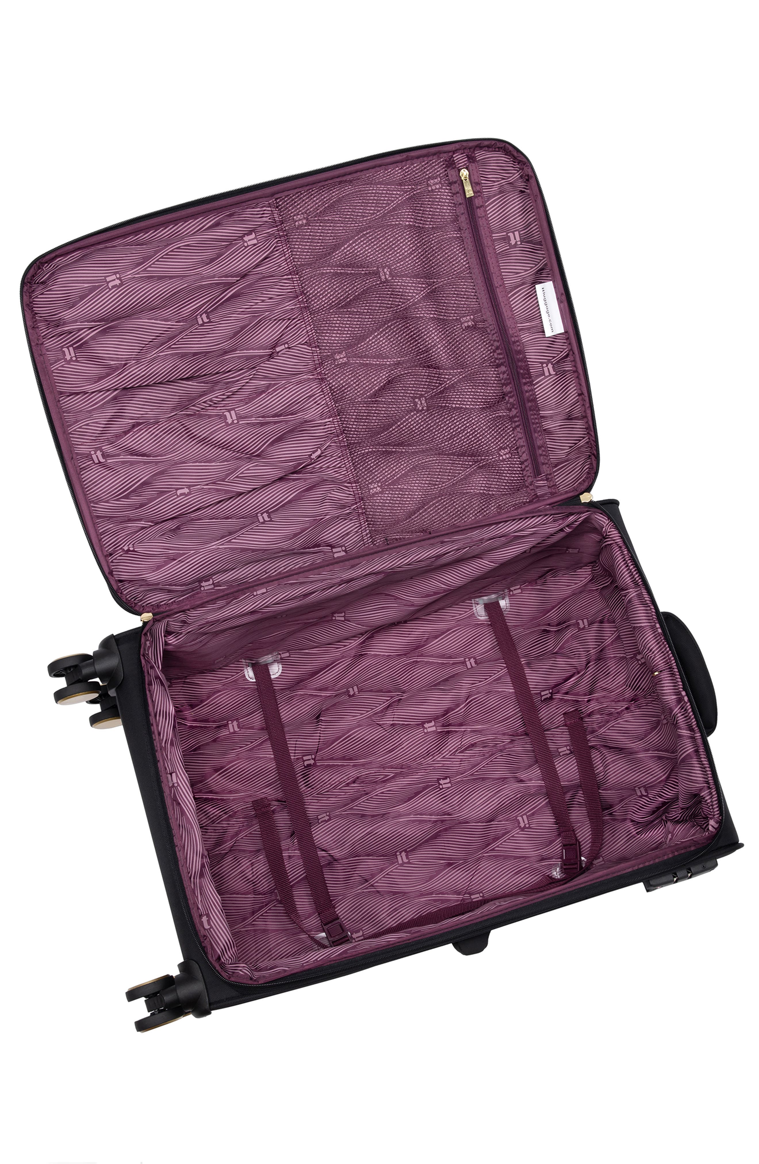 IT LUGGAGE Glimmering 27-Inch Softside Spinner Luggage, Alternate, color, Black