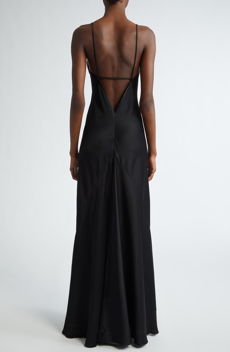Victoria Beckham Satin Camisole Gown, Alternate, color,