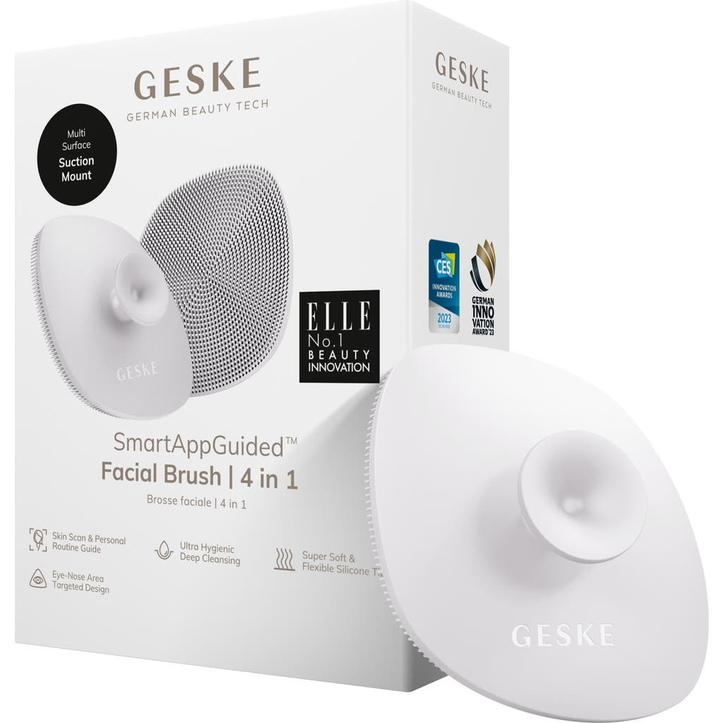 Geske Smartappguided Facial Brush With Handle | 4 In Silver