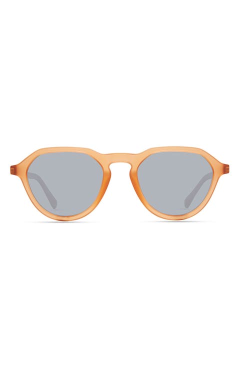 Hyder 51mm Polarized Round Sunglasses