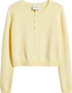 Reformation Clara Cotton Crewneck Cardigan