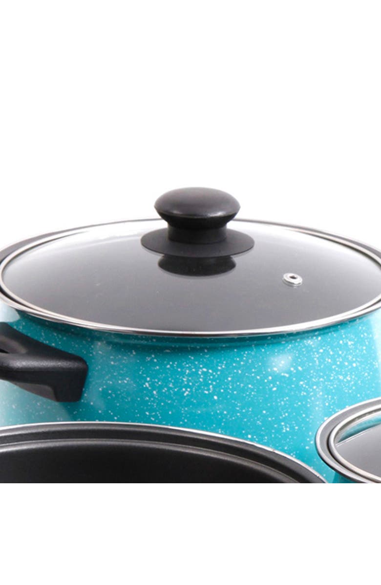 Gibson Home Casselman 7 piece Cookware Set, Alternate, color, Blue