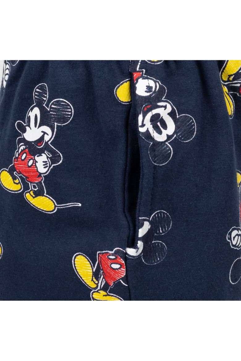 Mickey Mouse 2-Piece T-Shirt and Shorts Set, Alternate, color, Mickey Grey Navy