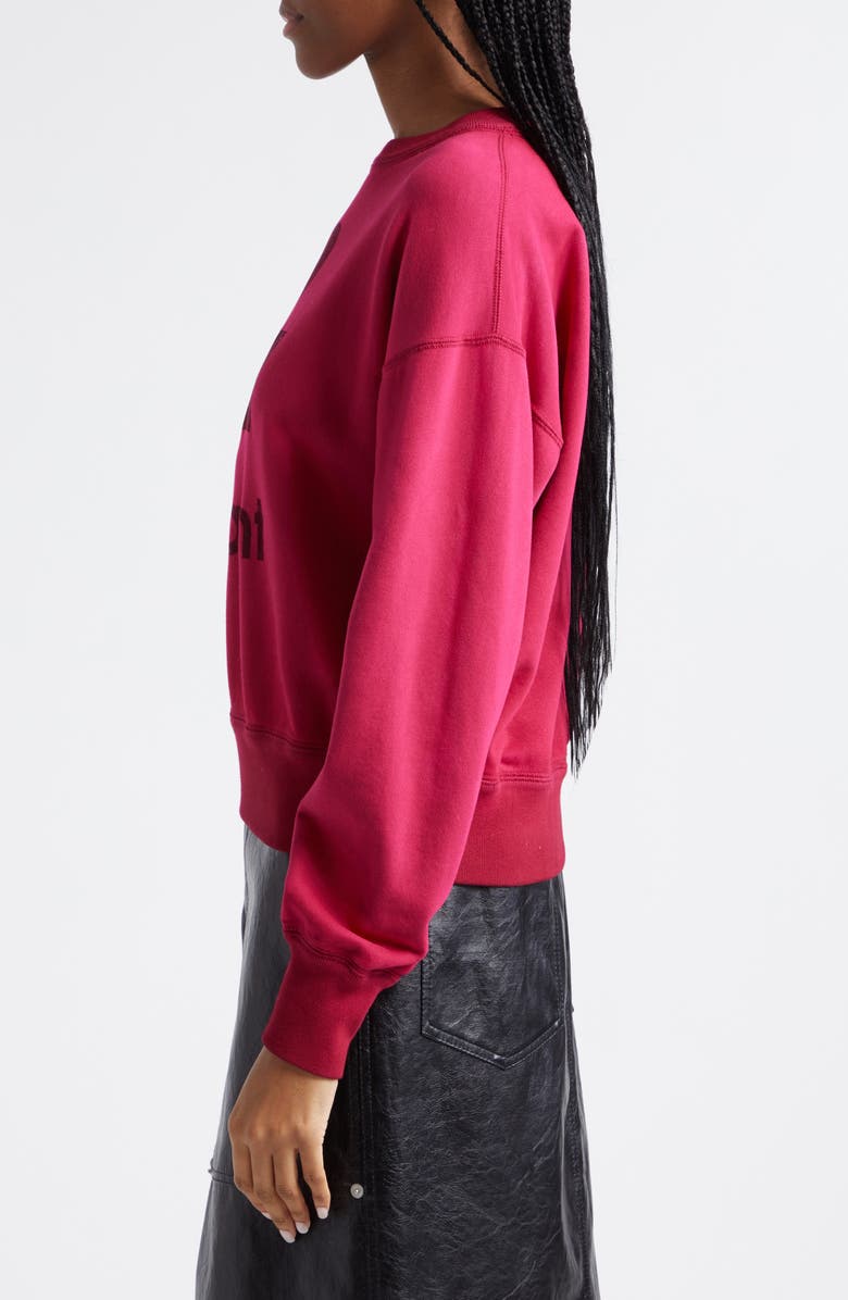 Isabel Marant Étoile Mobyli Logo Graphic Cotton Sweatshirt, Alternate, color,