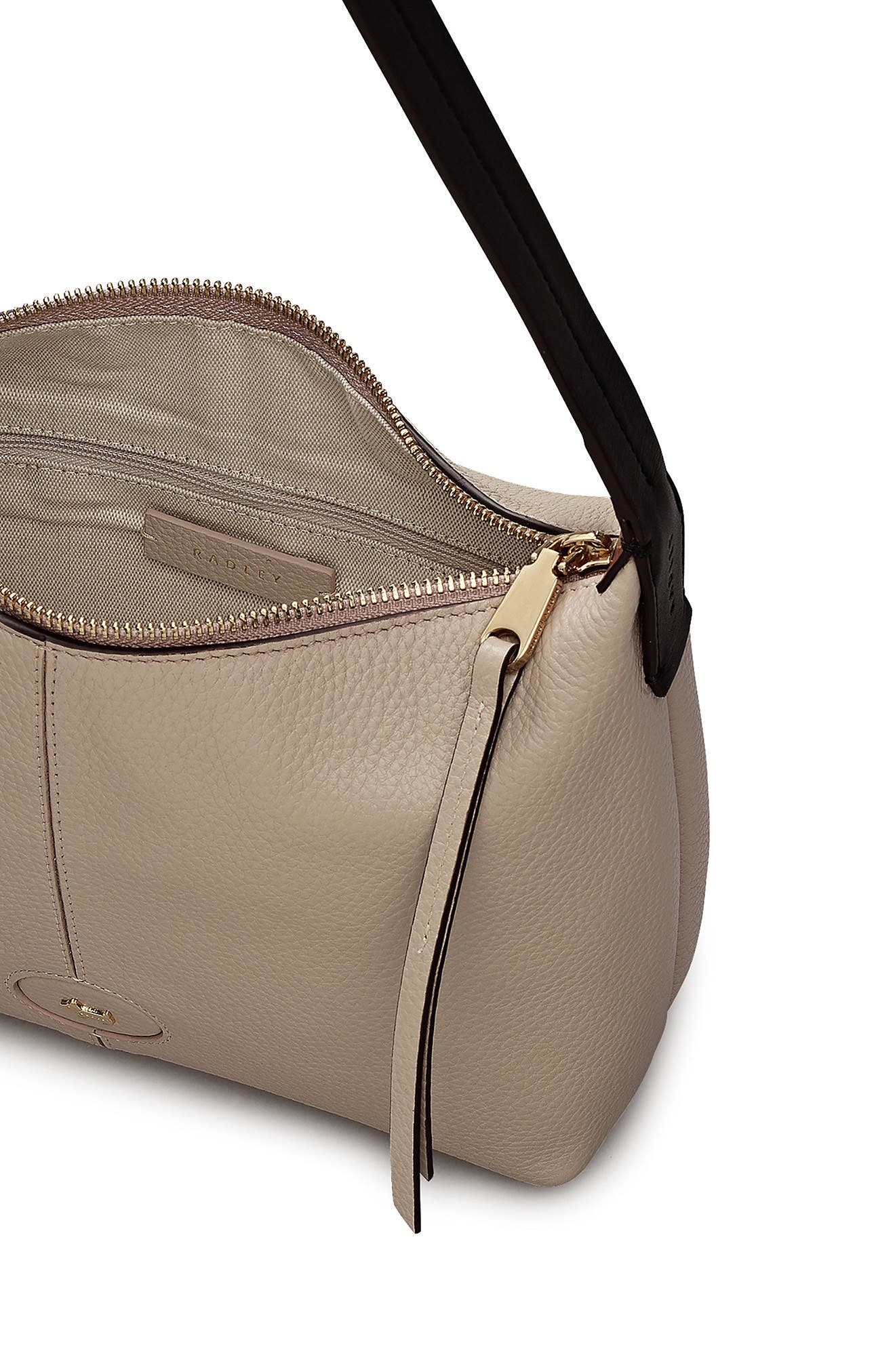 Radley Maldon Mews Colorblock Leather Shoulder Bag, Alternate, color, Porcini