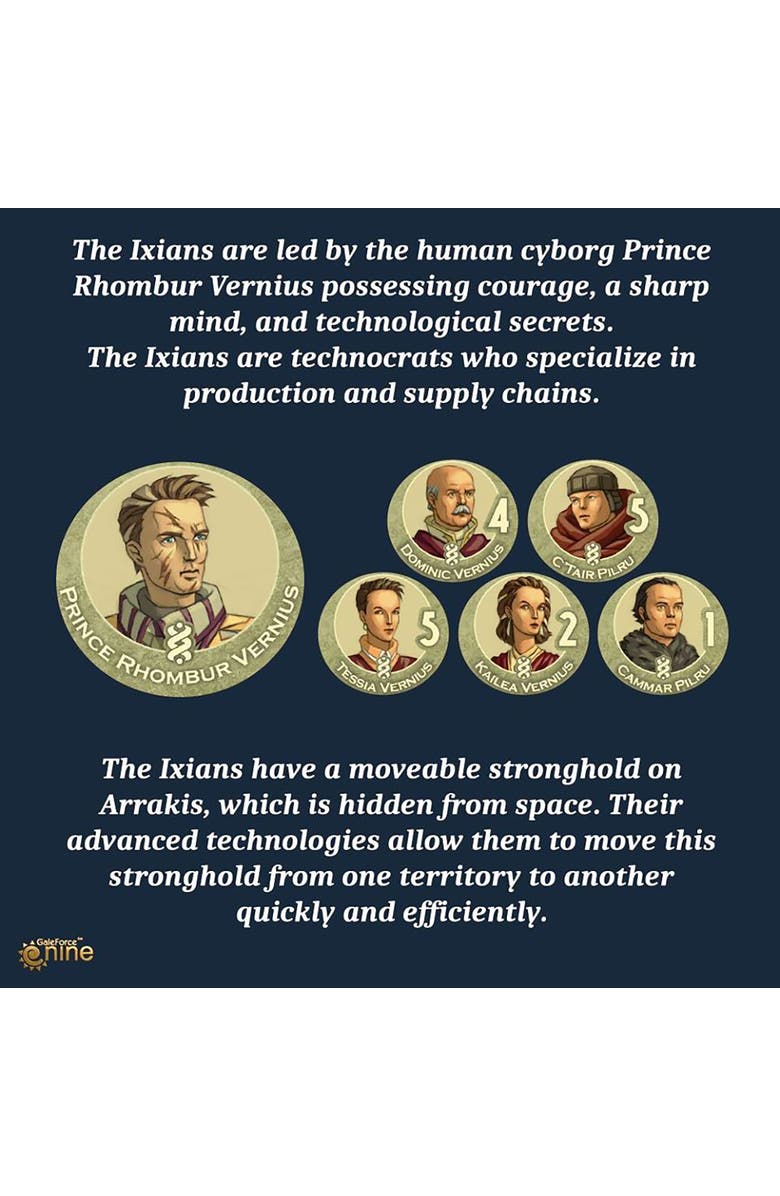 Star Trek<sup>™</sup> Ascendancy Gale Force Nine Dune Ixians & Tleilaxu House Expansion,Various, Alternate, color,