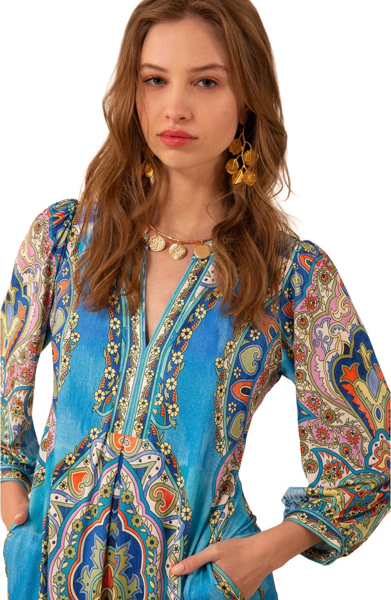 Hale Bob Gabriella Jersey Midi Dress, Alternate, color, 