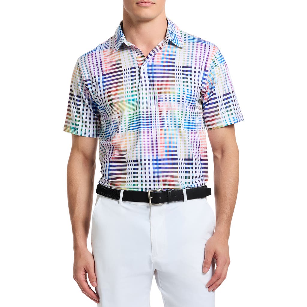 ROBERT GRAHAM ROBERT GRAHAM WALLIS GEO PRINT PERFORMANCE POLO