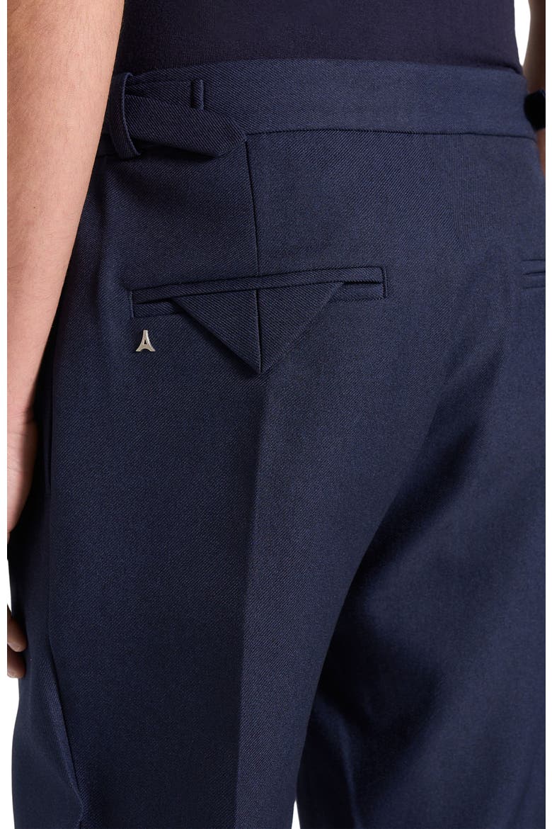 Hubert Slim Tailored Trousers, Alternate, color, Navy