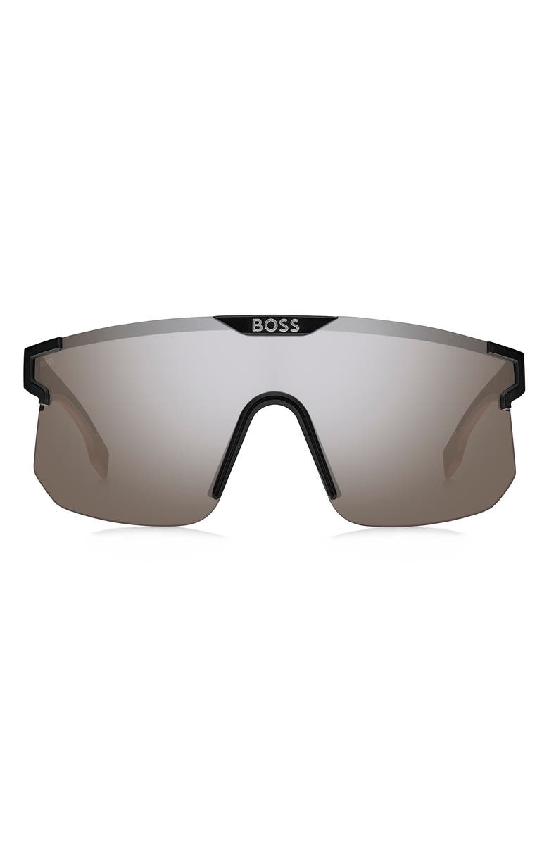 BOSS 99mm Shield Sunglasses, Main, color,