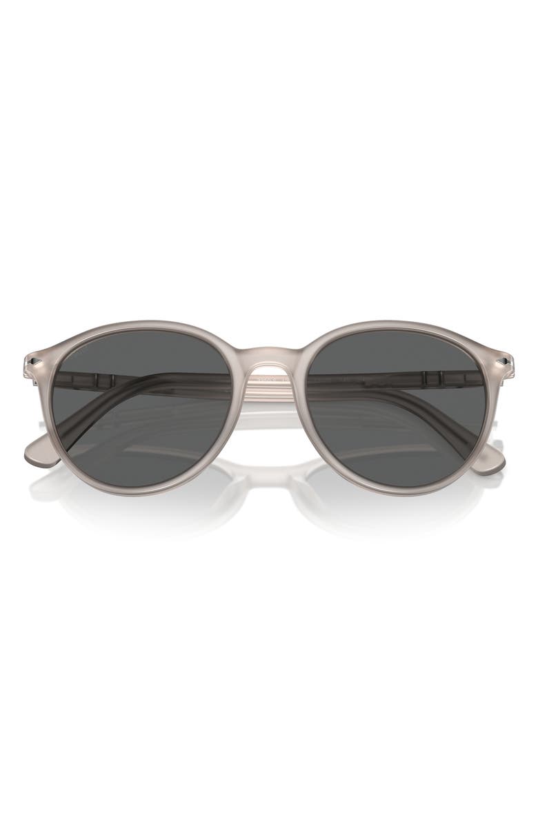 Persol 53mm Phantos Sunglasses, Main, color, Opal Grey