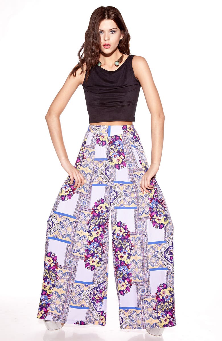 MINKPINK 'Distant Traveller' Palazzo Pants, Alternate, color, 