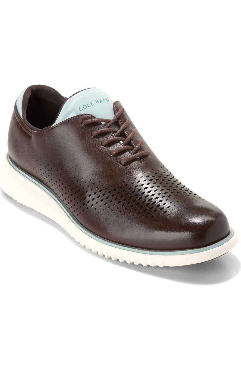 Cole Haan 2.ZeroGrand Laser Wing Derby, Main, color, Madeira / Cloud Blue / Ivory