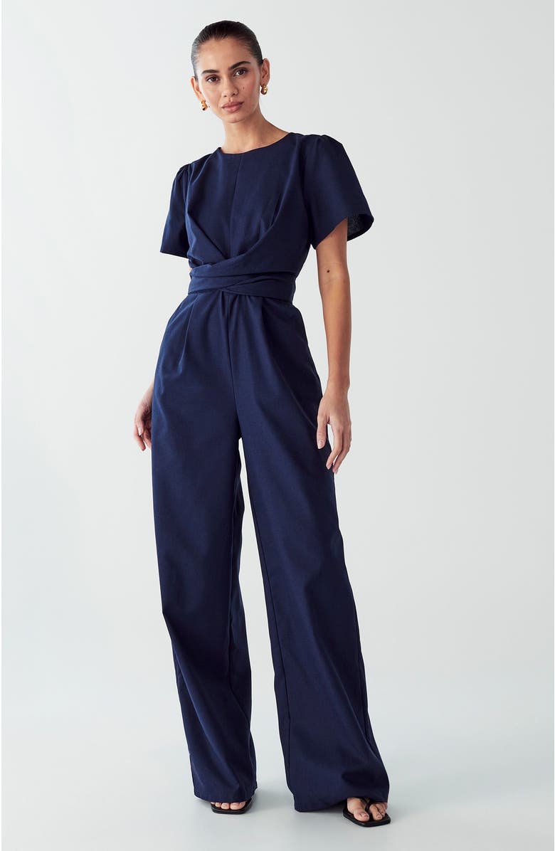 WILLA Riva Jumpsuit, Alternate, color, Navy Blue