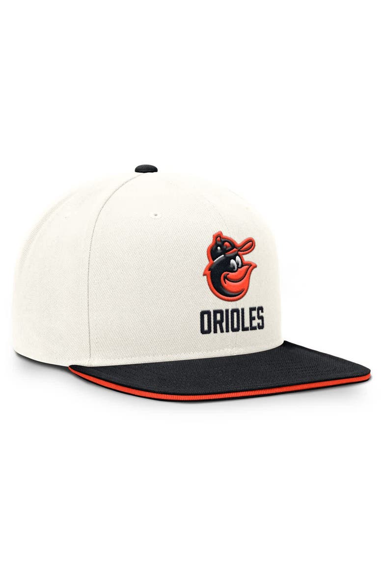 Nike Men's Nike Cream/Black Baltimore Orioles Cooperstown Pro Dri-FIT Snapback Hat, Alternate, color, Cream