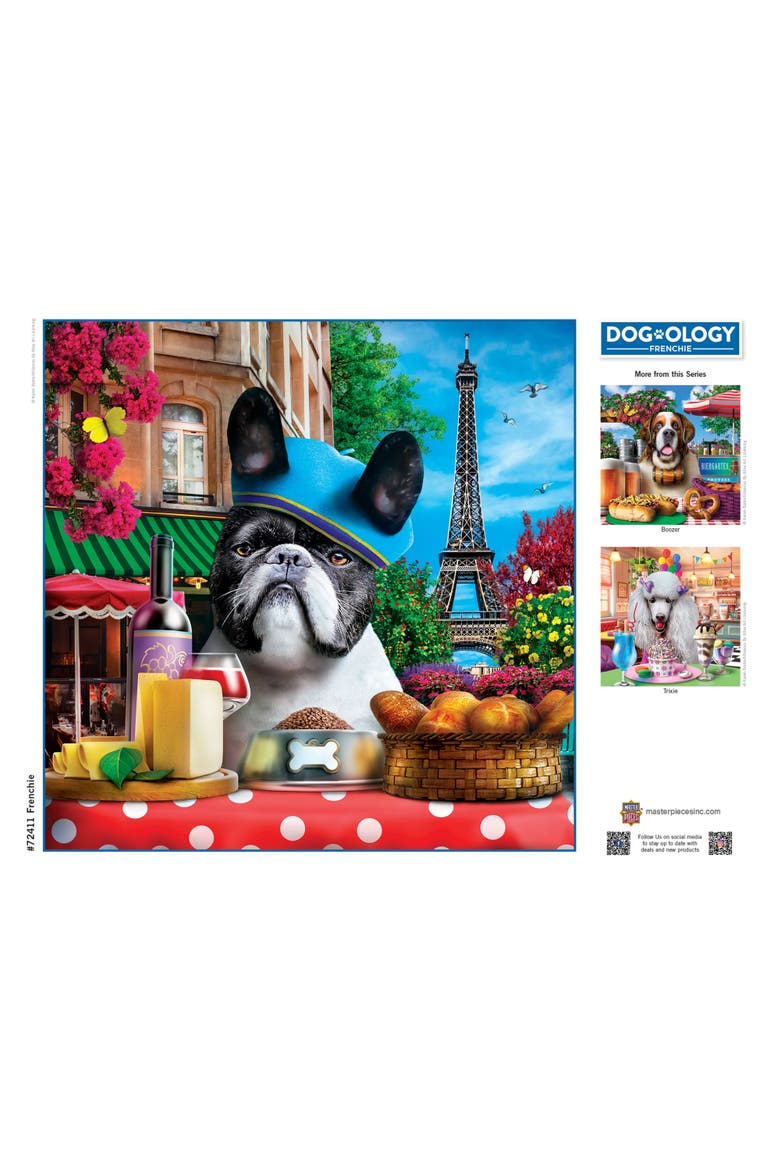 Dogology Frenchie 1000 Piece Puzzle, Alternate, color, Multicolor