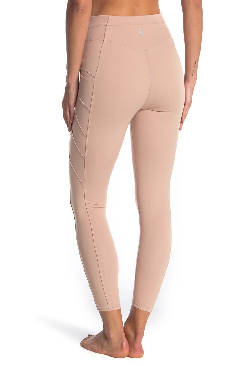 On Cloud Nine High Rise Full-Length Leggings, Alternate, color, PINK PEARL