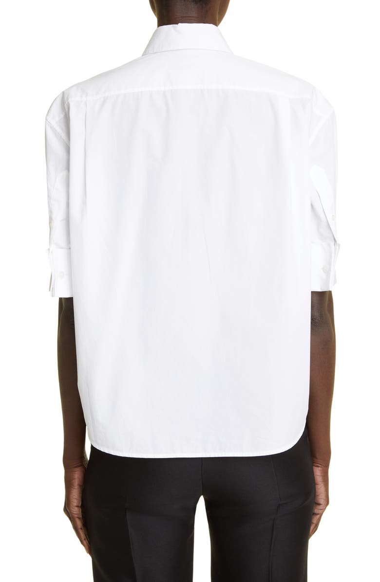 The Row Carpazi Cotton Poplin Button-Up Shirt, Alternate, color, 