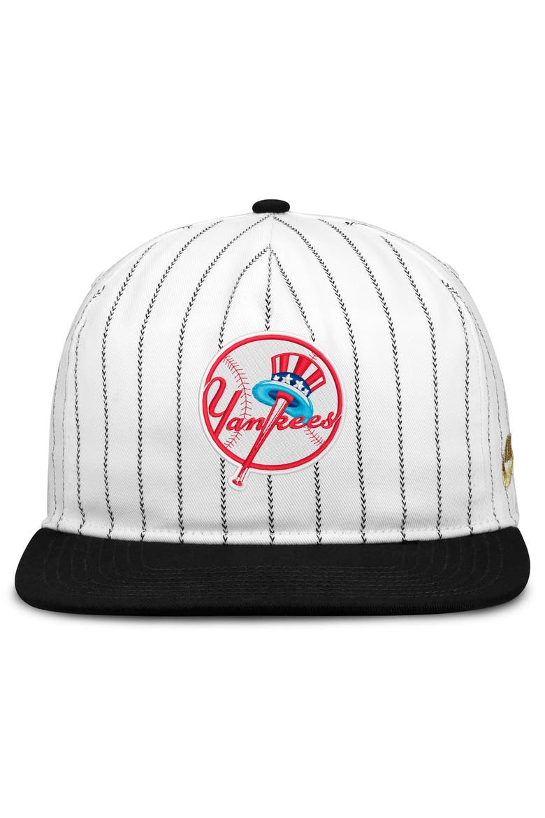 Men's Nike White/Black New York Yankees Cooperstown Collection Pro Adjustable Hat, Alternate, color, White