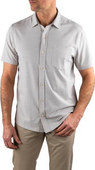Tailor Vintage Slub Jersey Button-Up Shirt