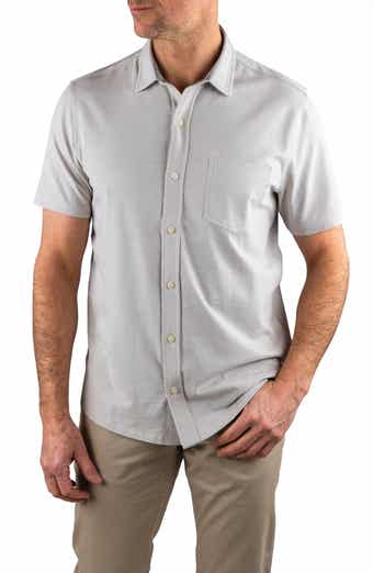 Tailor Vintage Slub Jersey Button-Up Shirt