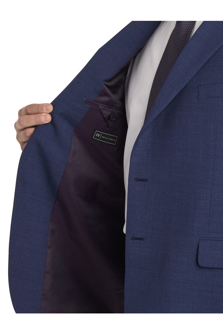 Textured Suit Jacket, Alternate, color, NAVY