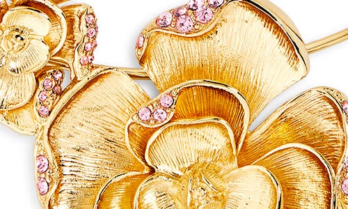Oscar De La Renta Double Rose Necklace In Rose