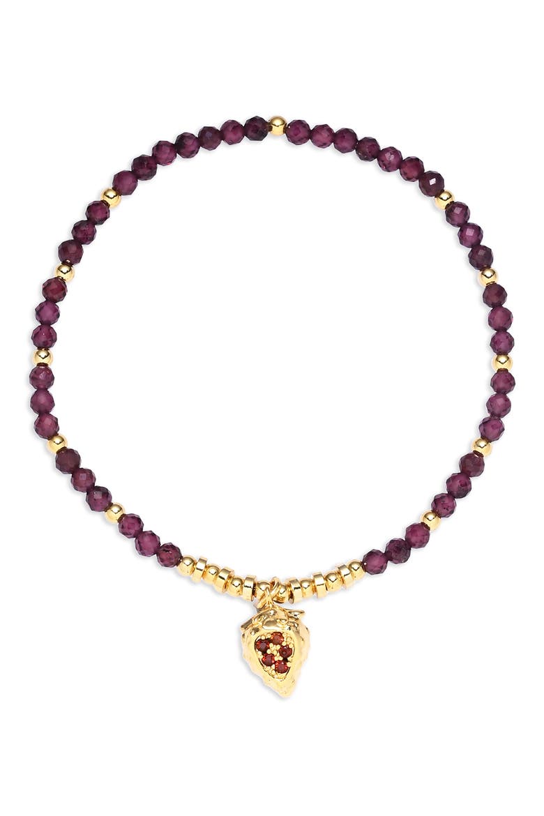 Daphne Set of 3 Stretch Bracelets, Alternate, color, GOLD