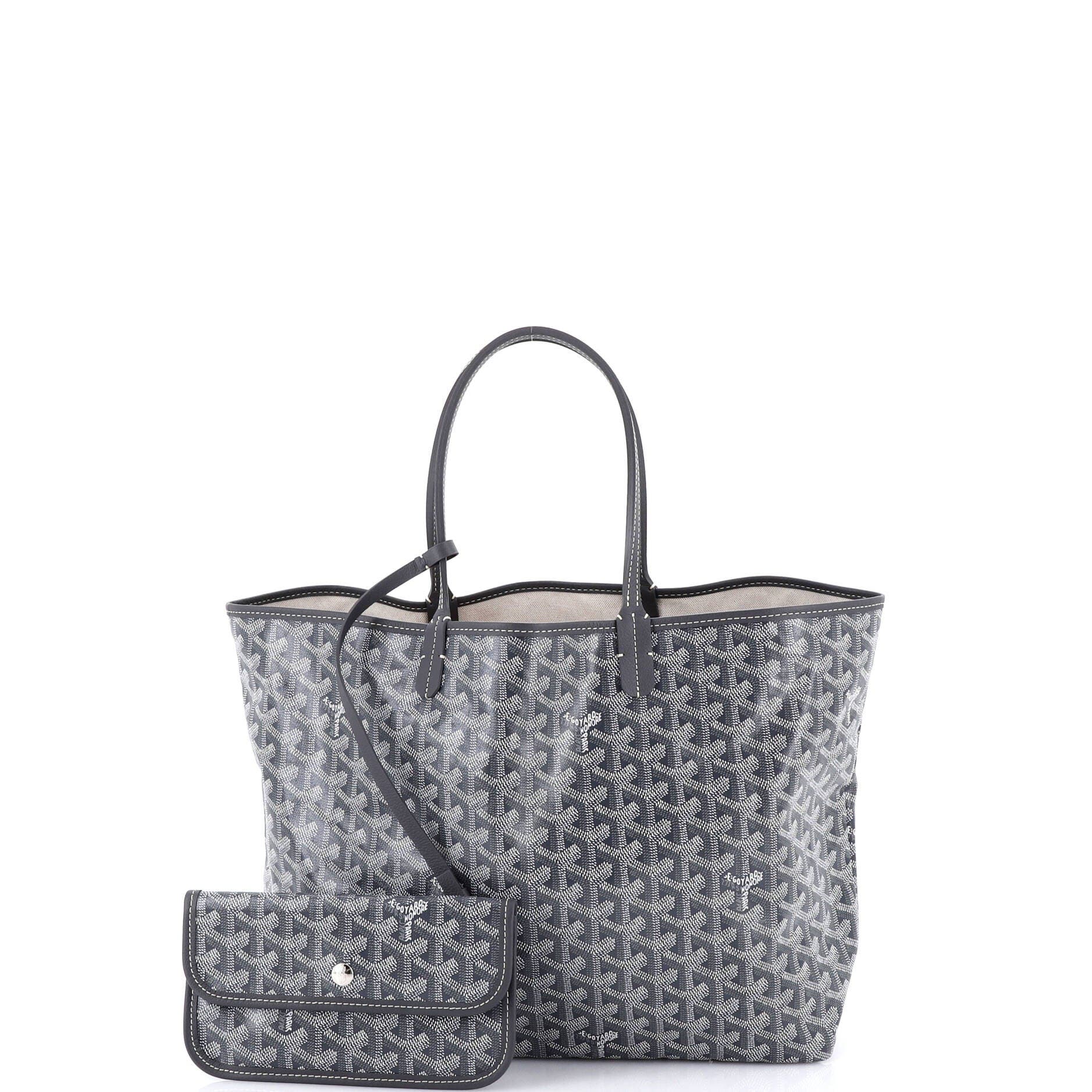 Pre-Owned Goyard Saint Louis Tote Coated Canvas PM, Alternate, color, Gray