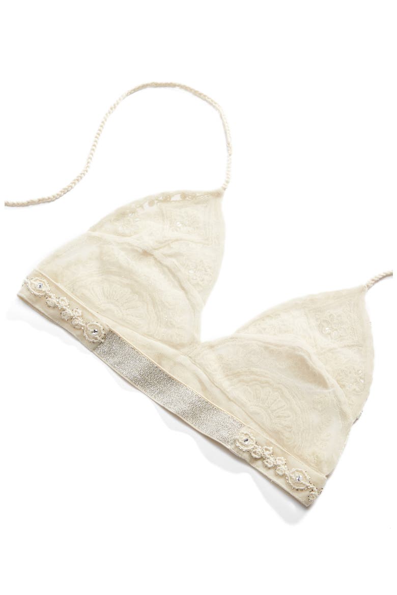 Intimately FP Soumya Halter Bralette, Alternate, color, IVORY