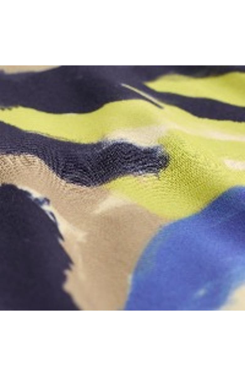 Celtic & Co. Tie Front Midi Dress, Alternate, color, Abstract Brushstroke