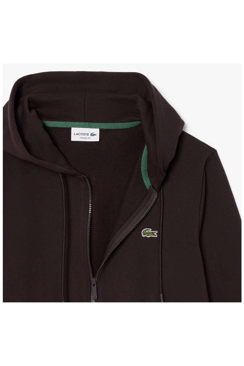 Lightweight Cotton Fleece Zip Hoodie, Alternate, color, BUFFALO