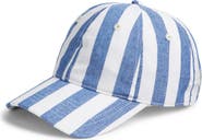 Echo Cassis Stripe Cotton Baseball Cap