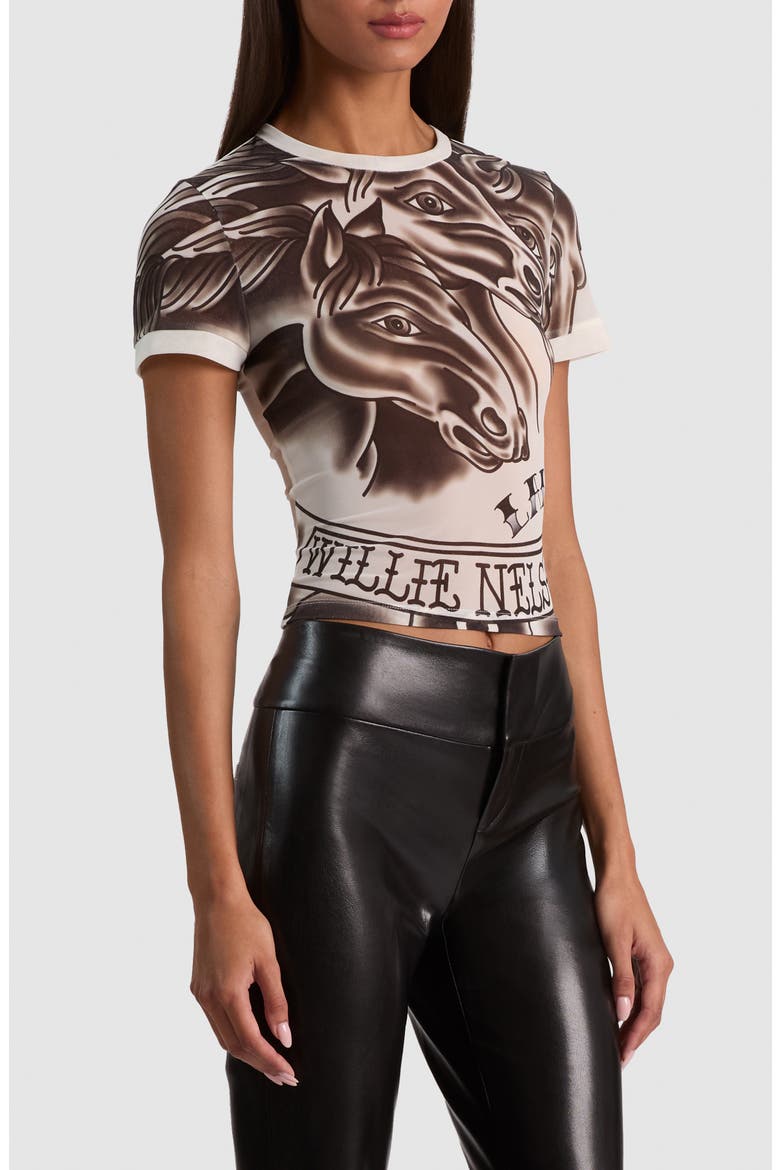 Tess Graphic Mesh T-Shirt, Alternate, color, LADY LUCK BISCOTTI