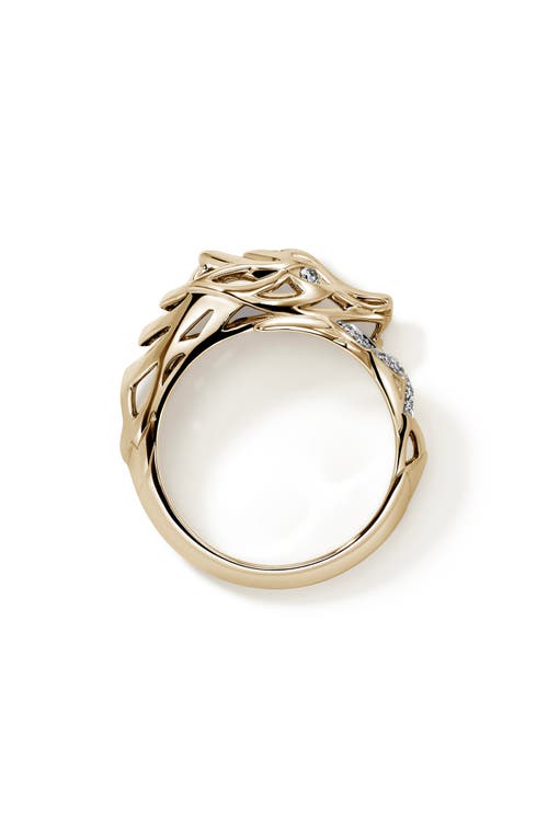 John Hardy Naga Ring Gold In Gold