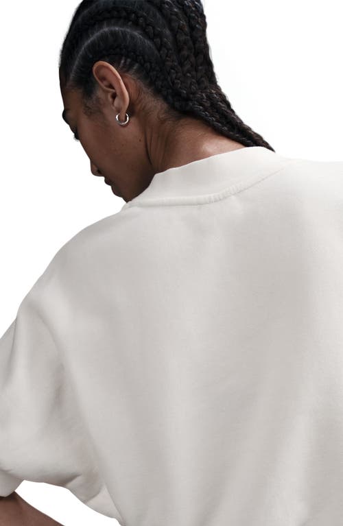 Nike Logo Short Sleeve High-low Sweatshirt