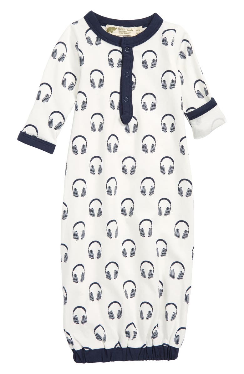 Monica + Andy Stretch Organic Cotton Gown, Main, color, 