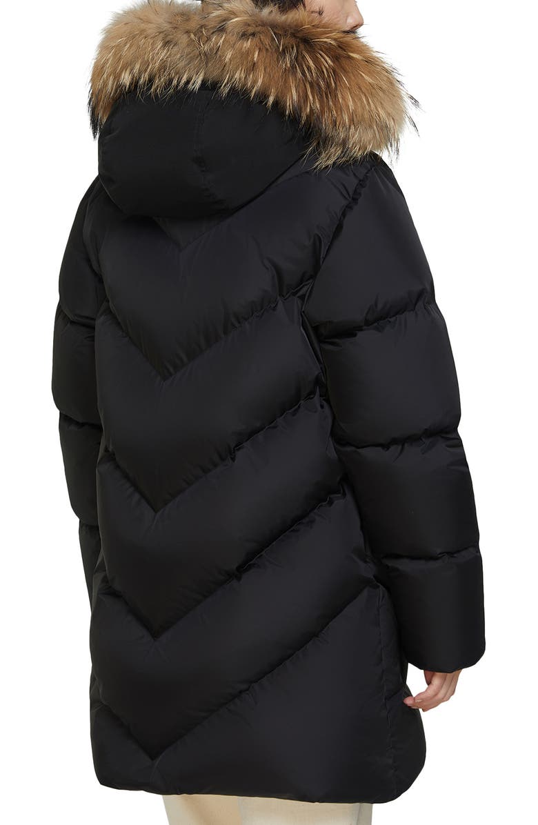 Woolrich Down Parka with Genuine Coyote Fur Trim, Alternate, color,