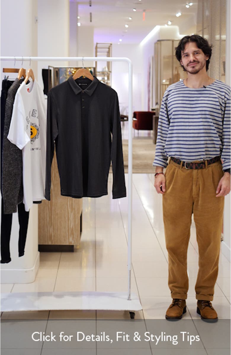 Handsome Town Long Sleeve Polo, sales video thumbnail