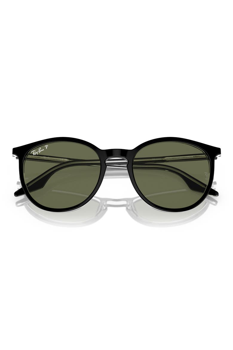51mm Polarized Phantos Sunglasses, Alternate, color, BLACK GREEN